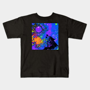 Electric Wolf Kids T-Shirt